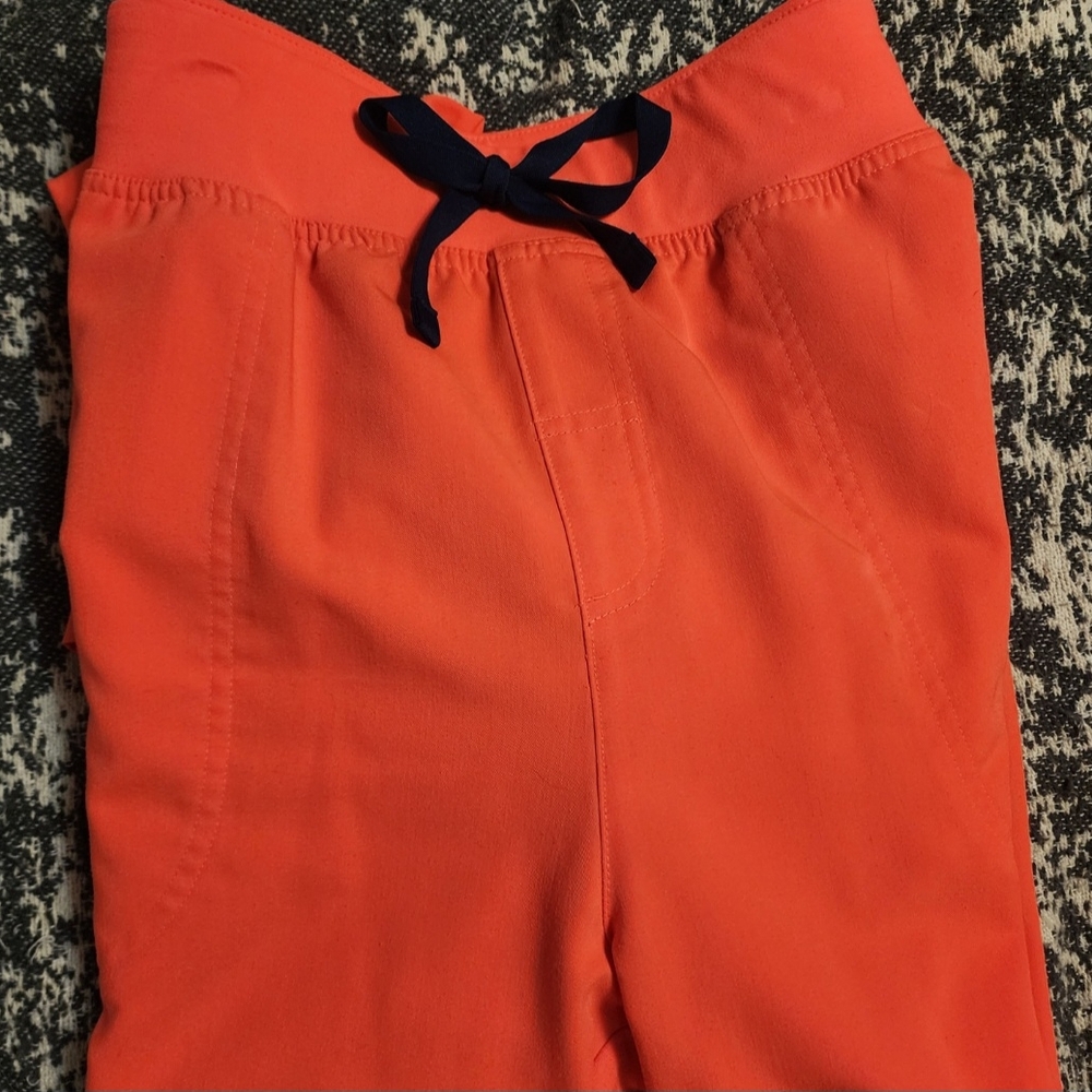 Figs Women Wide Leg Isabel Fiery Coral 🧡